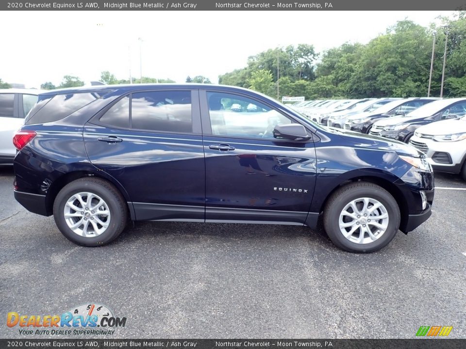 2020 Chevrolet Equinox LS AWD Midnight Blue Metallic / Ash Gray Photo #6