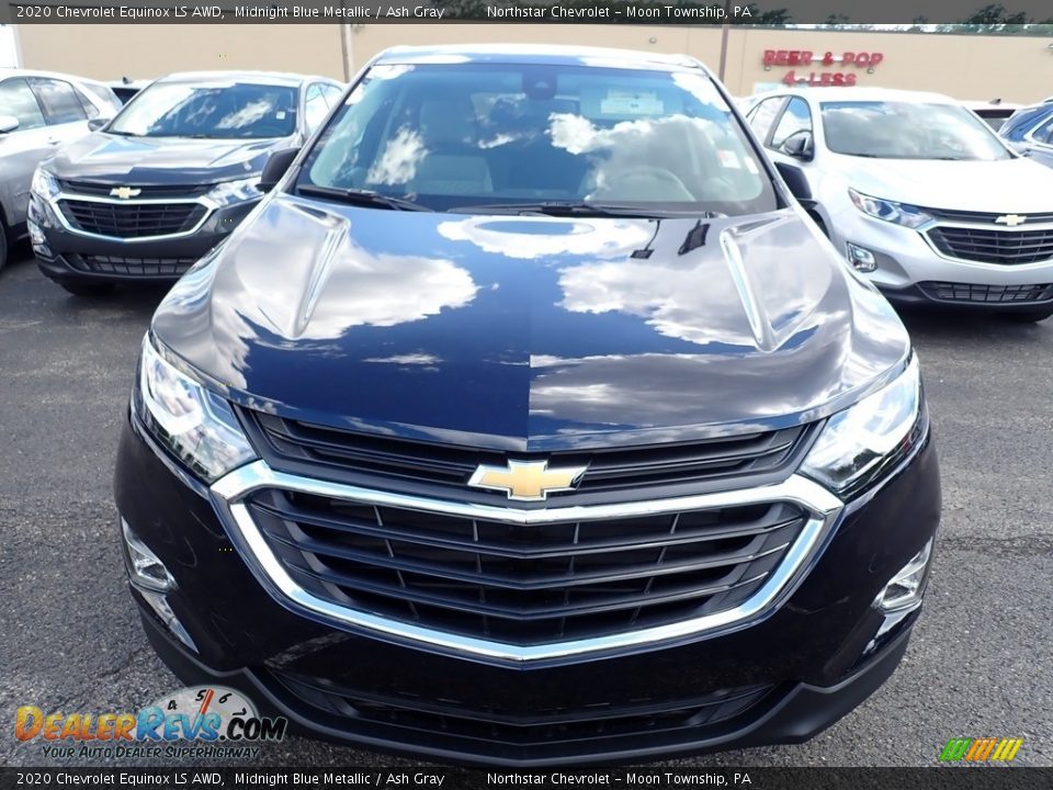 2020 Chevrolet Equinox LS AWD Midnight Blue Metallic / Ash Gray Photo #8