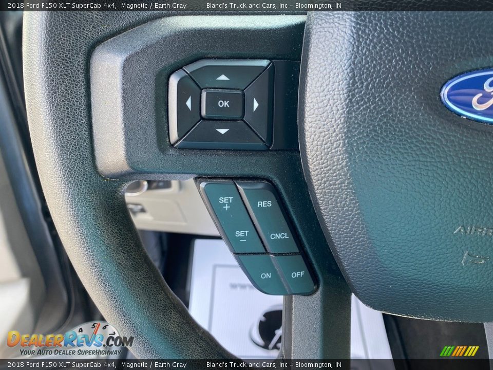 2018 Ford F150 XLT SuperCab 4x4 Magnetic / Earth Gray Photo #14