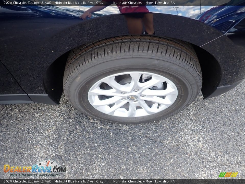 2020 Chevrolet Equinox LS AWD Midnight Blue Metallic / Ash Gray Photo #9