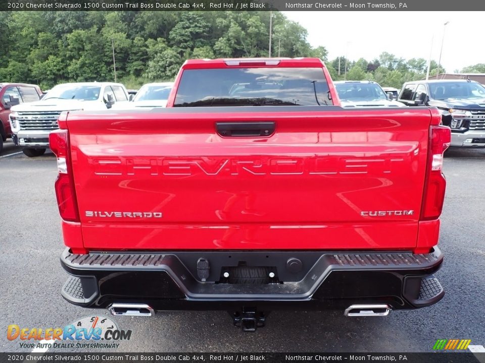 2020 Chevrolet Silverado 1500 Custom Trail Boss Double Cab 4x4 Red Hot / Jet Black Photo #5