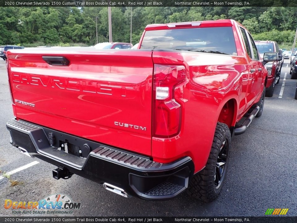 2020 Chevrolet Silverado 1500 Custom Trail Boss Double Cab 4x4 Red Hot / Jet Black Photo #6