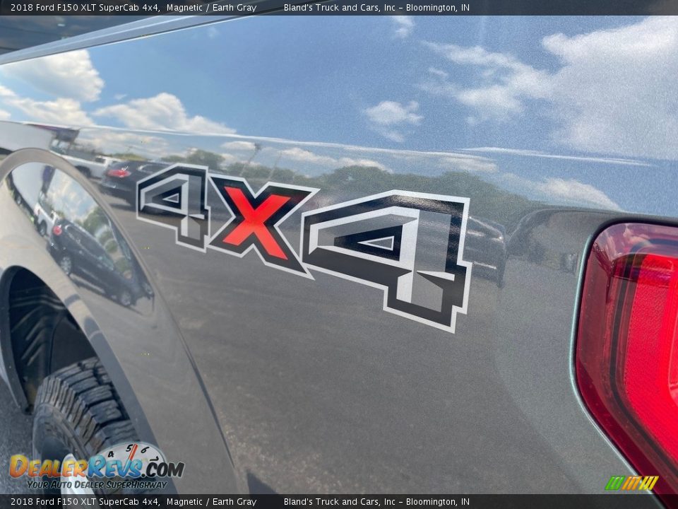 2018 Ford F150 XLT SuperCab 4x4 Magnetic / Earth Gray Photo #34