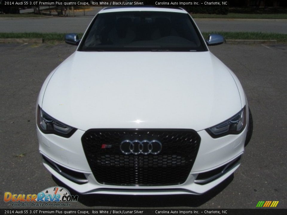2014 Audi S5 3.0T Premium Plus quattro Coupe Ibis White / Black/Lunar Silver Photo #5