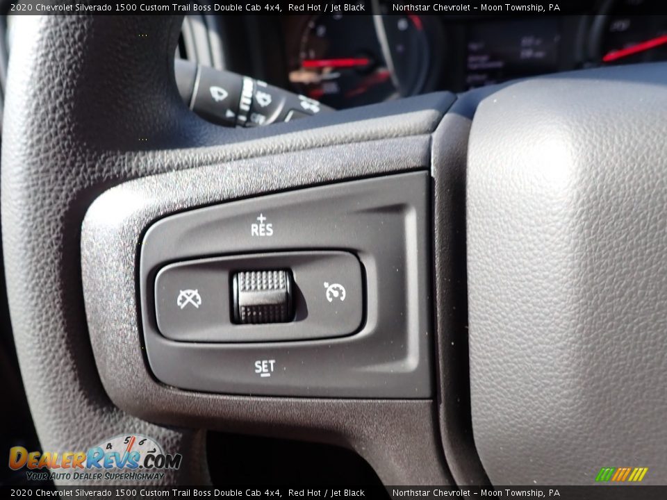 2020 Chevrolet Silverado 1500 Custom Trail Boss Double Cab 4x4 Red Hot / Jet Black Photo #18