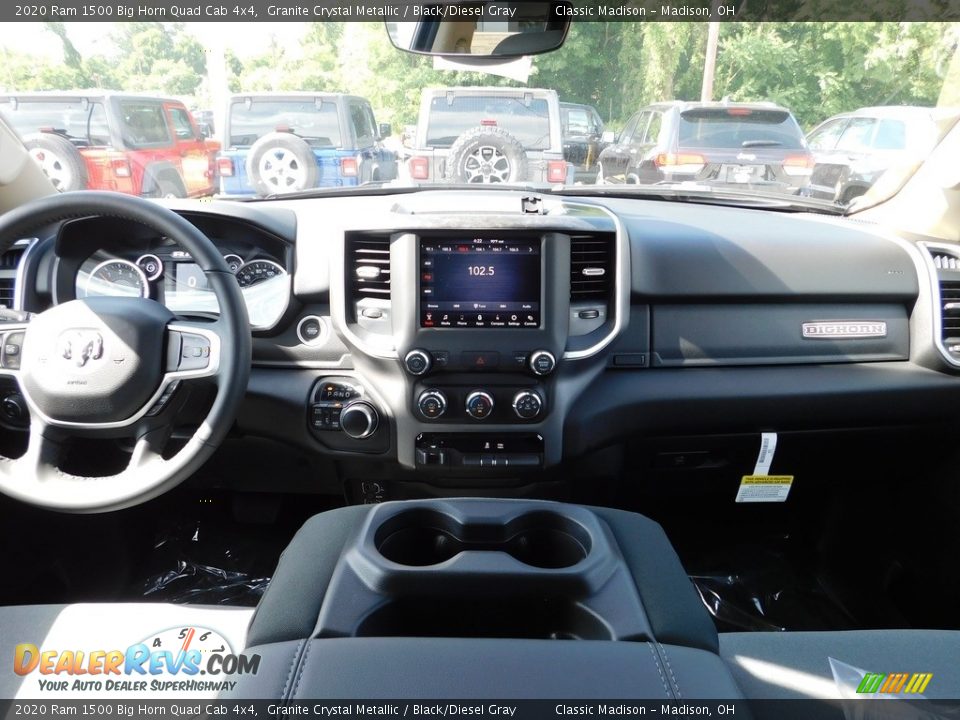 2020 Ram 1500 Big Horn Quad Cab 4x4 Granite Crystal Metallic / Black/Diesel Gray Photo #8