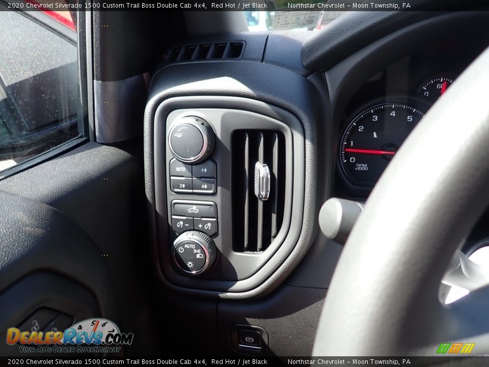 2020 Chevrolet Silverado 1500 Custom Trail Boss Double Cab 4x4 Red Hot / Jet Black Photo #19