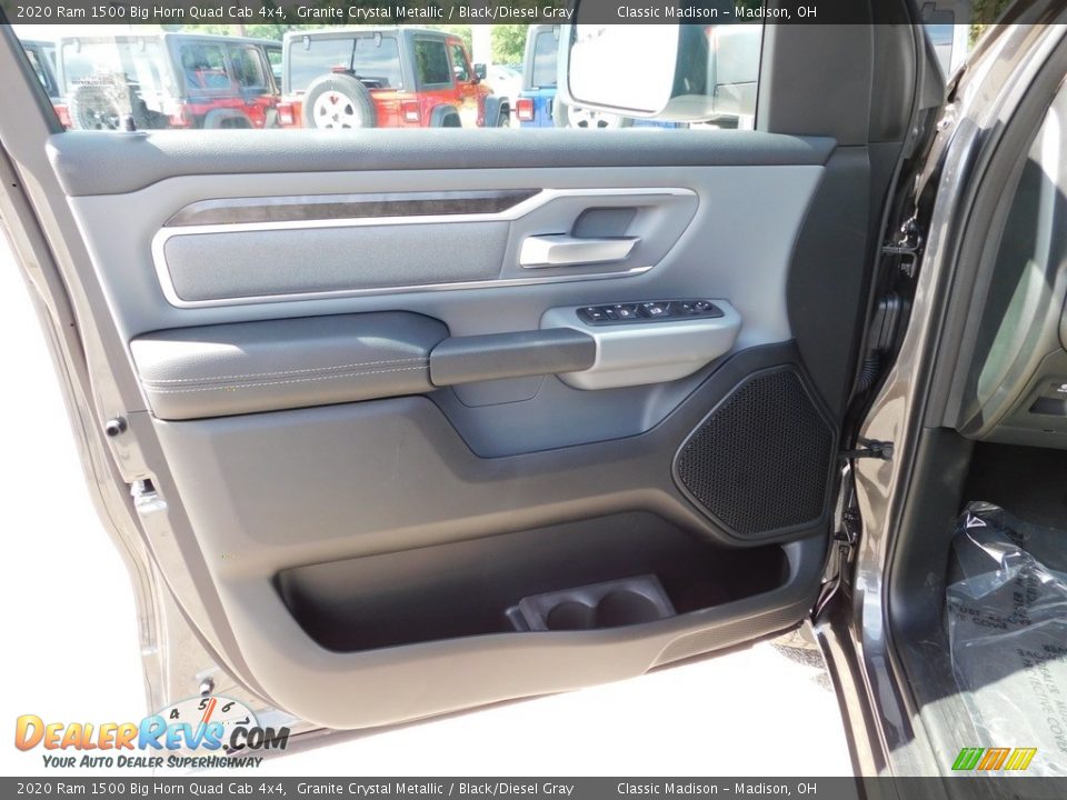 2020 Ram 1500 Big Horn Quad Cab 4x4 Granite Crystal Metallic / Black/Diesel Gray Photo #13