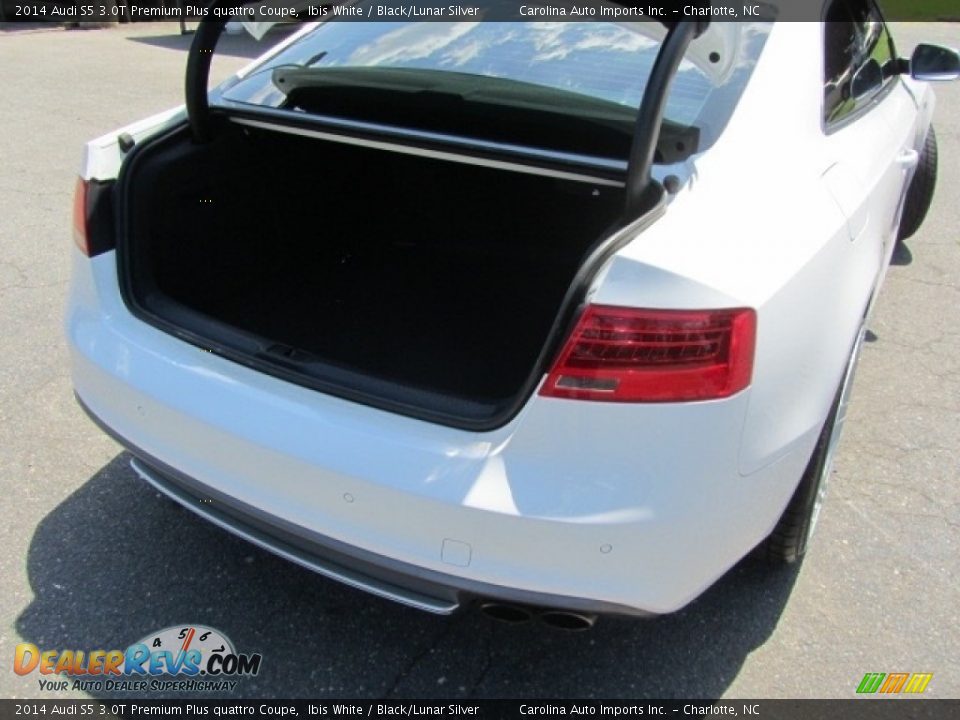 2014 Audi S5 3.0T Premium Plus quattro Coupe Ibis White / Black/Lunar Silver Photo #21