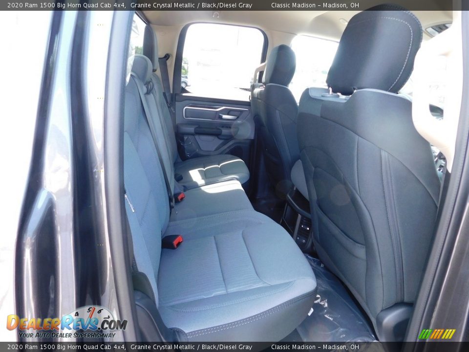 2020 Ram 1500 Big Horn Quad Cab 4x4 Granite Crystal Metallic / Black/Diesel Gray Photo #15