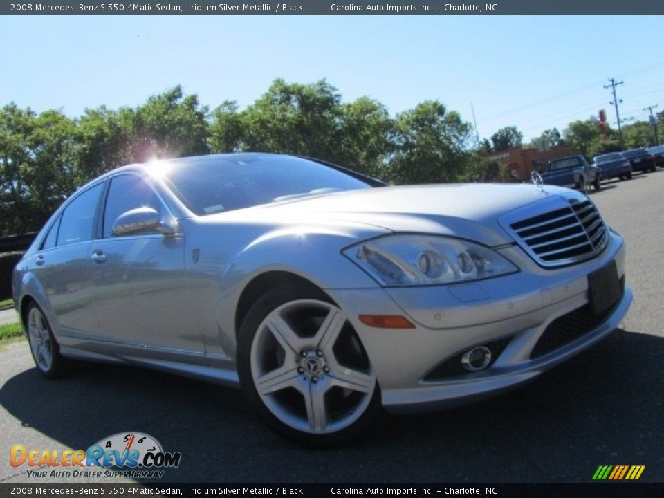 2008 Mercedes-Benz S 550 4Matic Sedan Iridium Silver Metallic / Black Photo #1