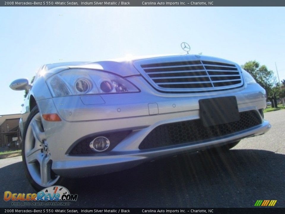 2008 Mercedes-Benz S 550 4Matic Sedan Iridium Silver Metallic / Black Photo #2