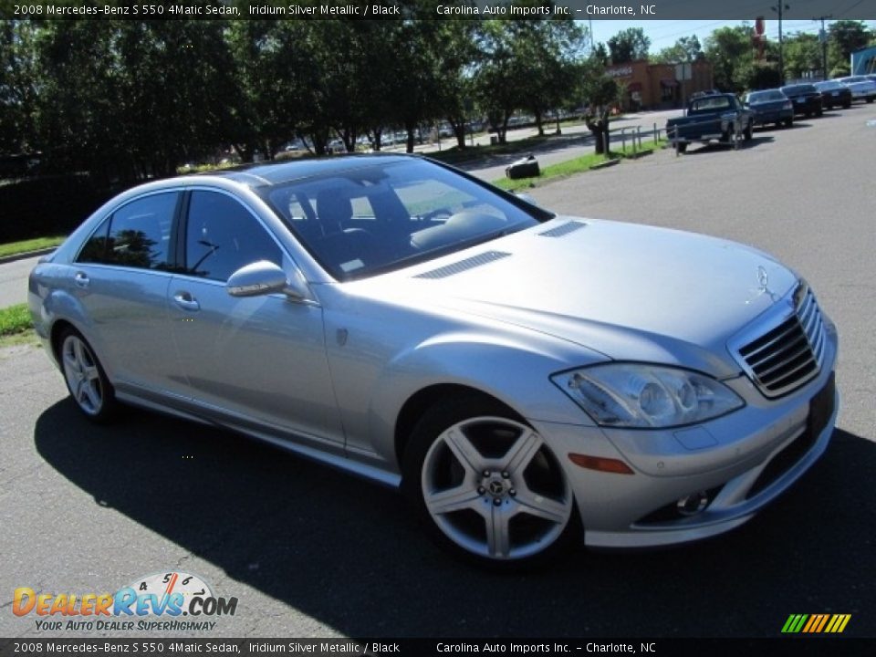 2008 Mercedes-Benz S 550 4Matic Sedan Iridium Silver Metallic / Black Photo #3