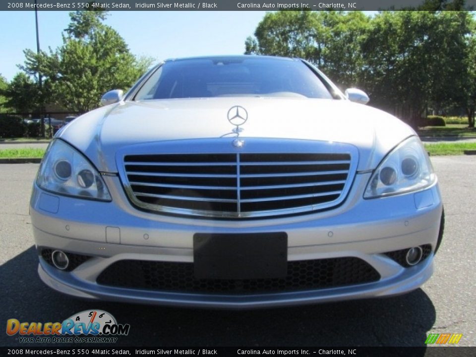 2008 Mercedes-Benz S 550 4Matic Sedan Iridium Silver Metallic / Black Photo #4