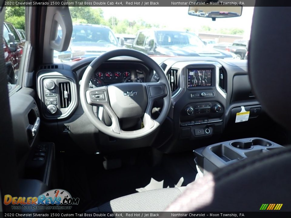 2020 Chevrolet Silverado 1500 Custom Trail Boss Double Cab 4x4 Red Hot / Jet Black Photo #13