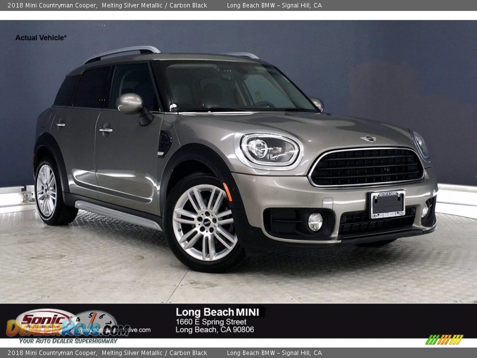 2018 Mini Countryman Cooper Melting Silver Metallic / Carbon Black Photo #1