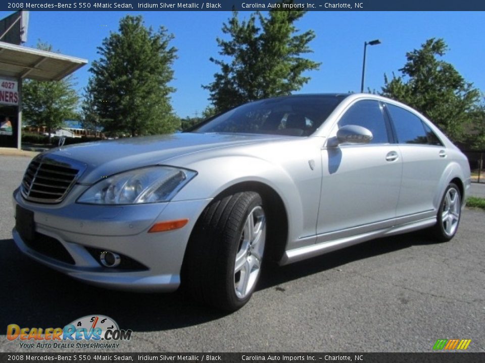 2008 Mercedes-Benz S 550 4Matic Sedan Iridium Silver Metallic / Black Photo #6