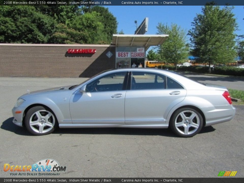 2008 Mercedes-Benz S 550 4Matic Sedan Iridium Silver Metallic / Black Photo #7