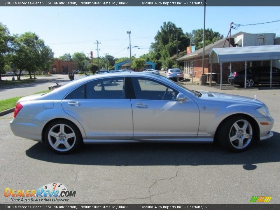 2008 Mercedes-Benz S 550 4Matic Sedan Iridium Silver Metallic / Black Photo #11