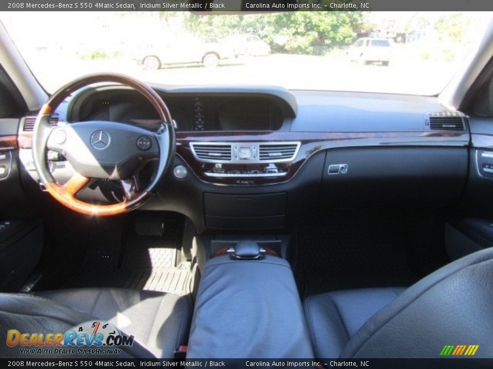 2008 Mercedes-Benz S 550 4Matic Sedan Iridium Silver Metallic / Black Photo #13
