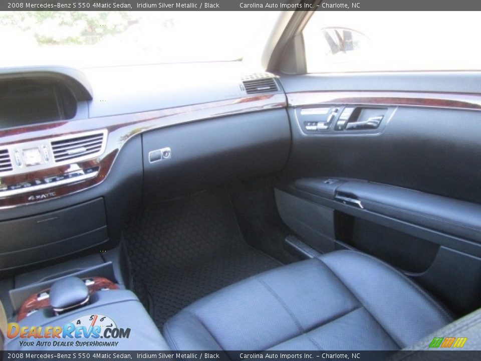 2008 Mercedes-Benz S 550 4Matic Sedan Iridium Silver Metallic / Black Photo #14