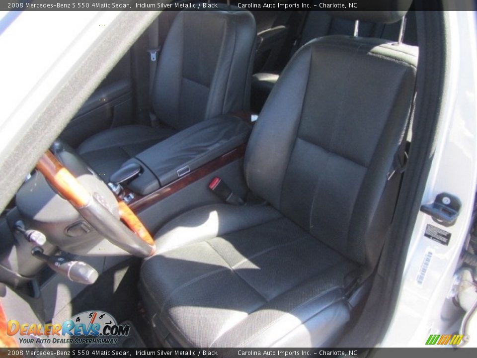 2008 Mercedes-Benz S 550 4Matic Sedan Iridium Silver Metallic / Black Photo #18