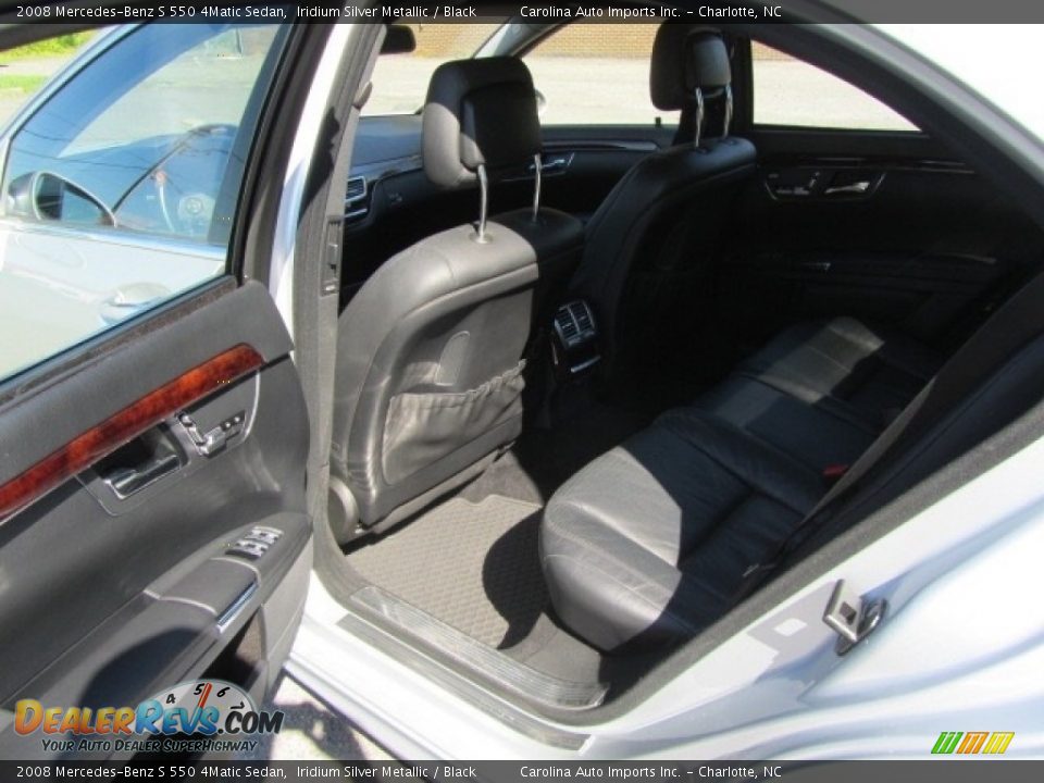 2008 Mercedes-Benz S 550 4Matic Sedan Iridium Silver Metallic / Black Photo #19