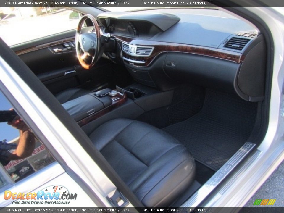 2008 Mercedes-Benz S 550 4Matic Sedan Iridium Silver Metallic / Black Photo #21