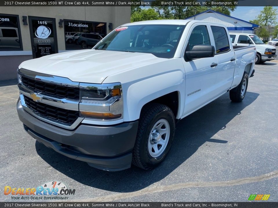 2017 Chevrolet Silverado 1500 WT Crew Cab 4x4 Summit White / Dark Ash/Jet Black Photo #2