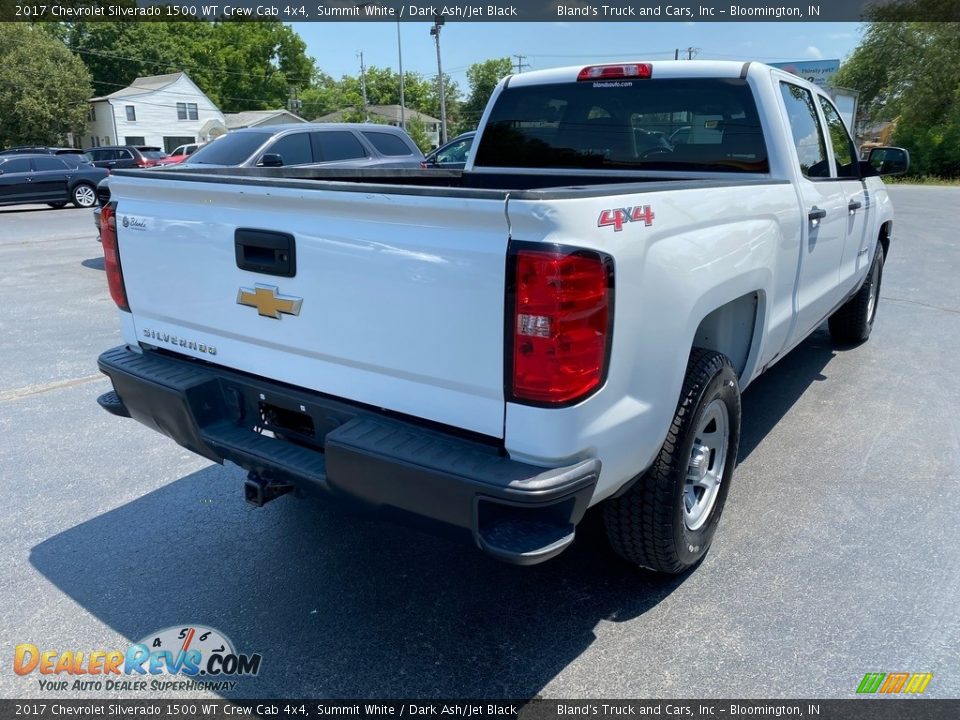 2017 Chevrolet Silverado 1500 WT Crew Cab 4x4 Summit White / Dark Ash/Jet Black Photo #4