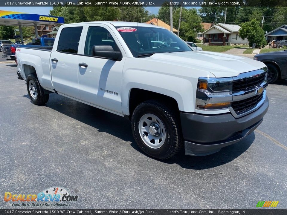 2017 Chevrolet Silverado 1500 WT Crew Cab 4x4 Summit White / Dark Ash/Jet Black Photo #5