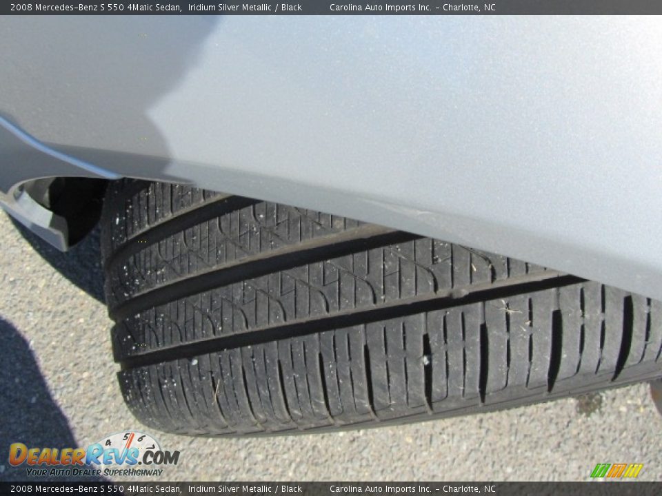 2008 Mercedes-Benz S 550 4Matic Sedan Iridium Silver Metallic / Black Photo #27