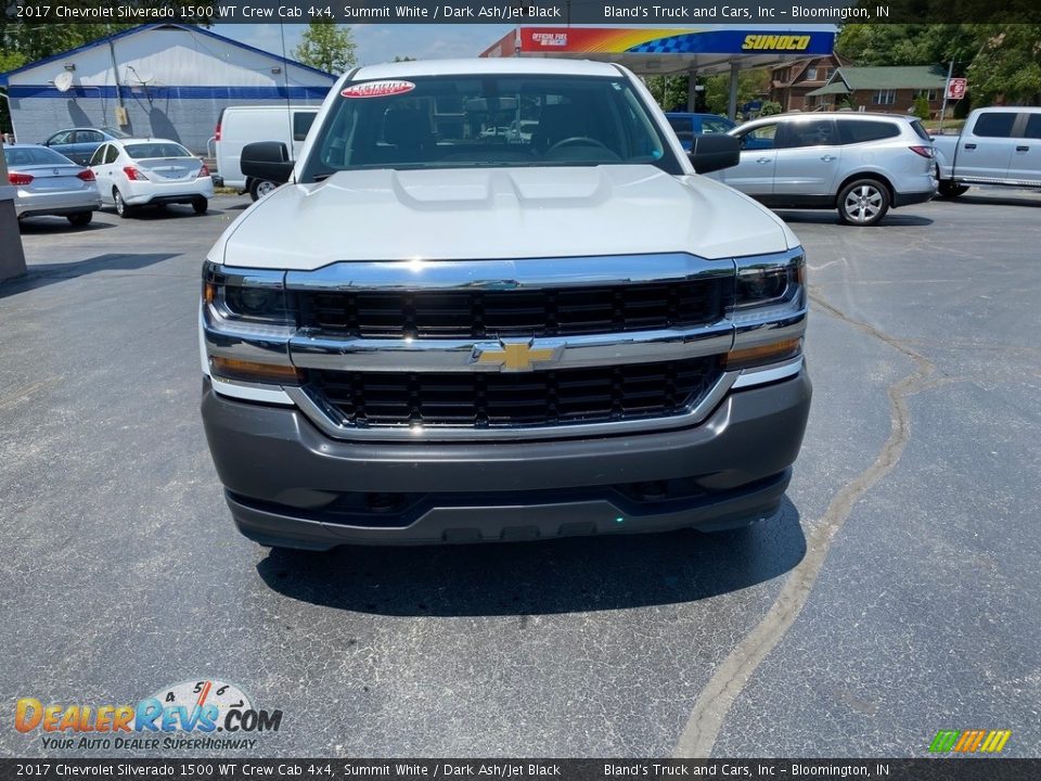 2017 Chevrolet Silverado 1500 WT Crew Cab 4x4 Summit White / Dark Ash/Jet Black Photo #6