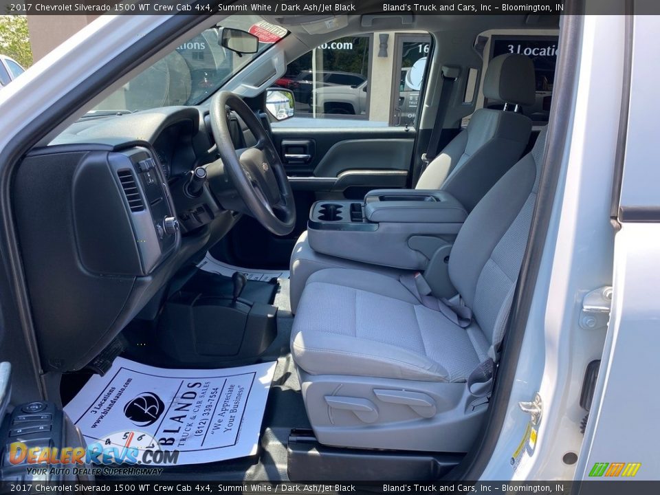 2017 Chevrolet Silverado 1500 WT Crew Cab 4x4 Summit White / Dark Ash/Jet Black Photo #7