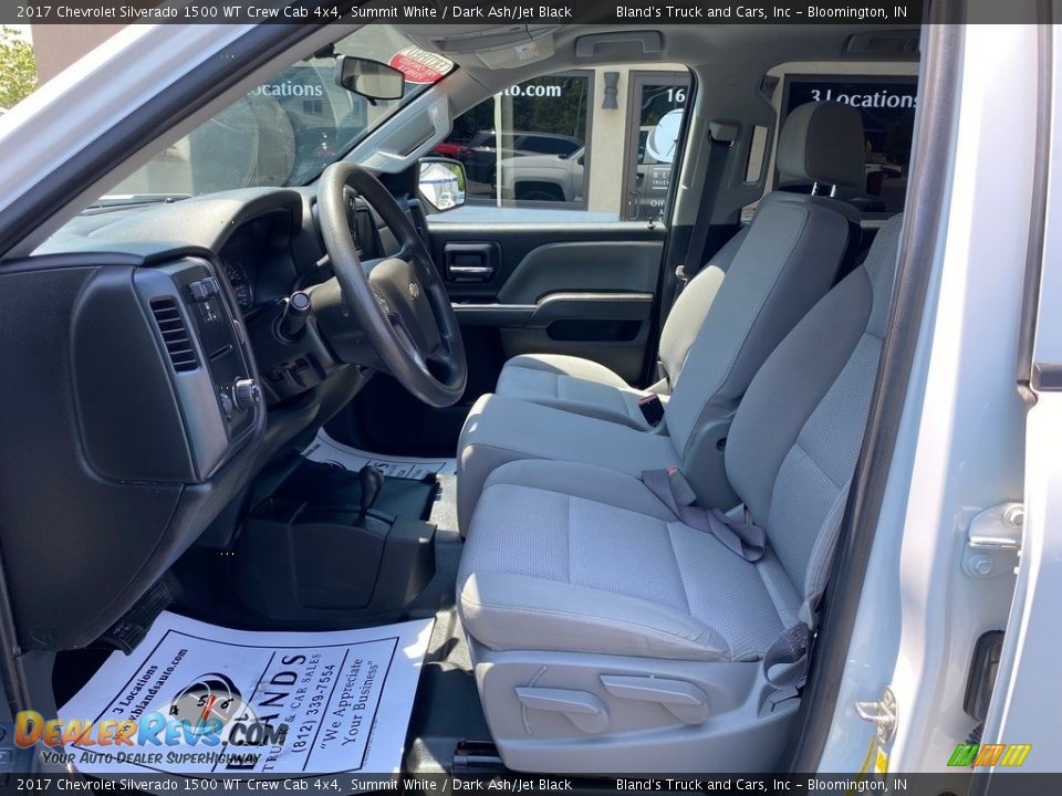 2017 Chevrolet Silverado 1500 WT Crew Cab 4x4 Summit White / Dark Ash/Jet Black Photo #8