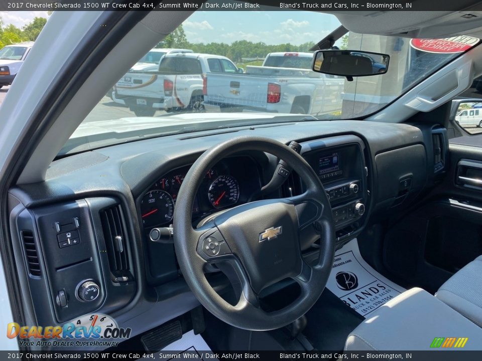 2017 Chevrolet Silverado 1500 WT Crew Cab 4x4 Summit White / Dark Ash/Jet Black Photo #9