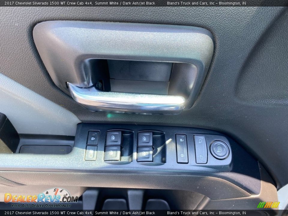 2017 Chevrolet Silverado 1500 WT Crew Cab 4x4 Summit White / Dark Ash/Jet Black Photo #10