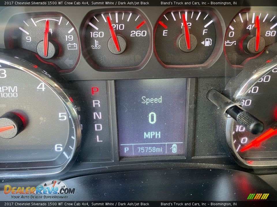 2017 Chevrolet Silverado 1500 WT Crew Cab 4x4 Summit White / Dark Ash/Jet Black Photo #13