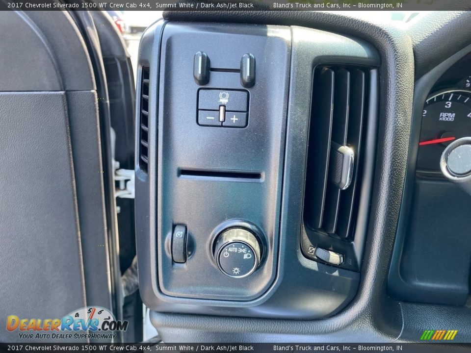2017 Chevrolet Silverado 1500 WT Crew Cab 4x4 Summit White / Dark Ash/Jet Black Photo #17