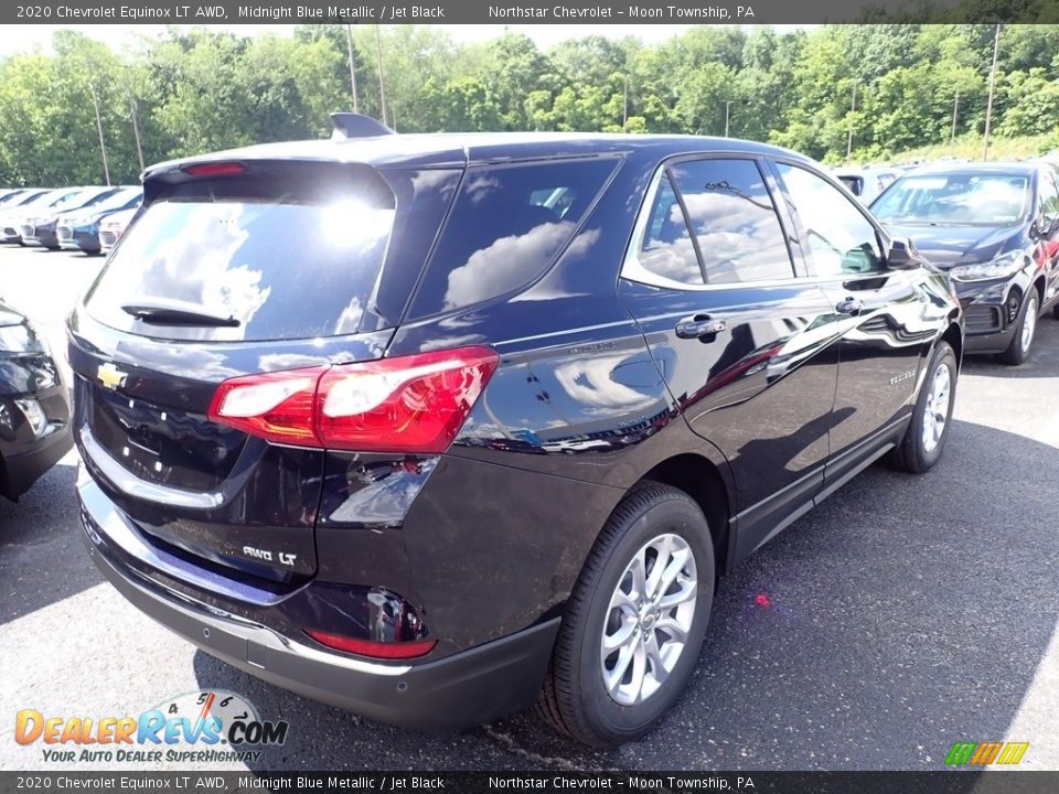 2020 Chevrolet Equinox LT AWD Midnight Blue Metallic / Jet Black Photo #6