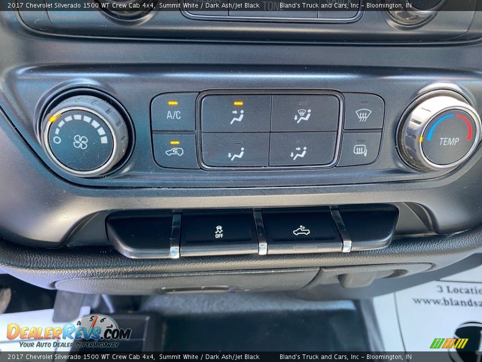 2017 Chevrolet Silverado 1500 WT Crew Cab 4x4 Summit White / Dark Ash/Jet Black Photo #21
