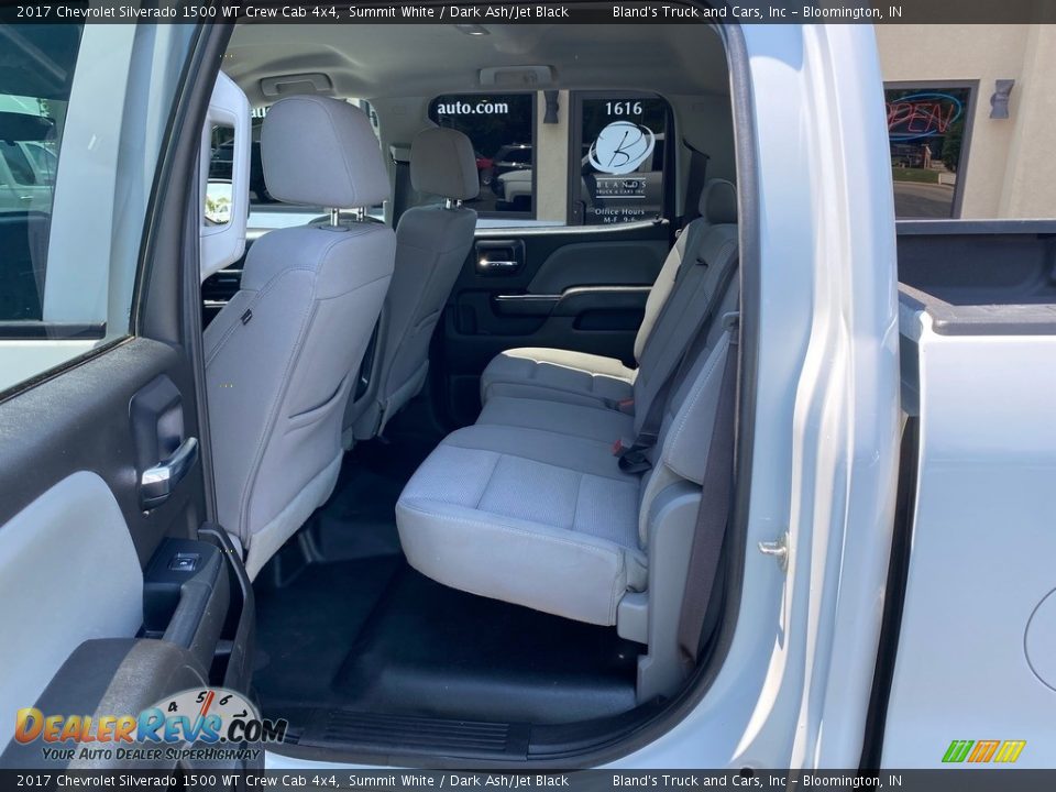 2017 Chevrolet Silverado 1500 WT Crew Cab 4x4 Summit White / Dark Ash/Jet Black Photo #24