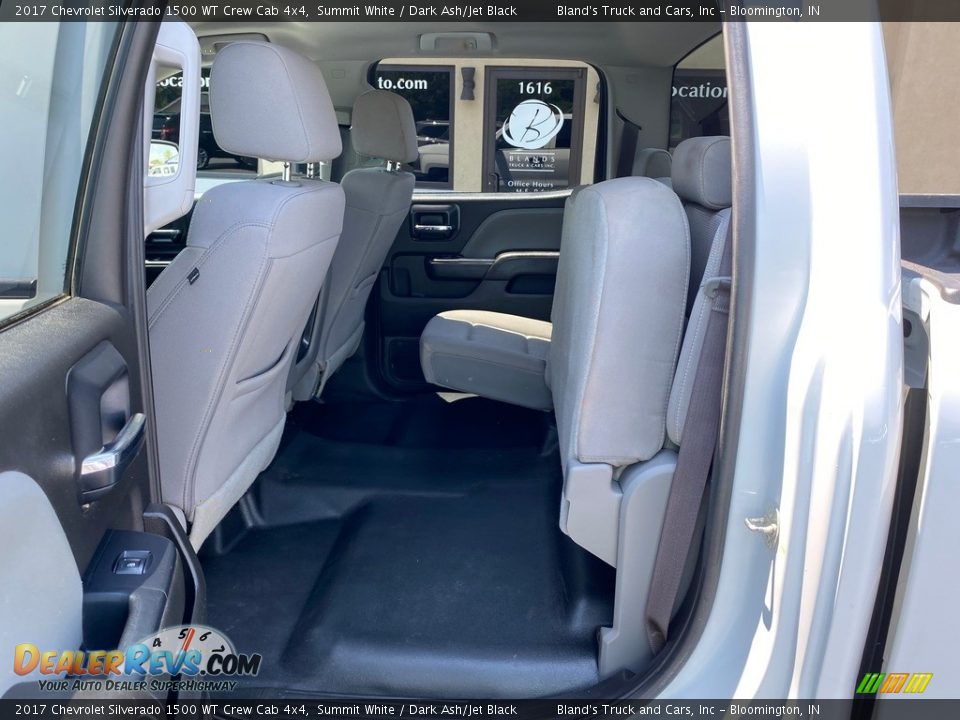 2017 Chevrolet Silverado 1500 WT Crew Cab 4x4 Summit White / Dark Ash/Jet Black Photo #25