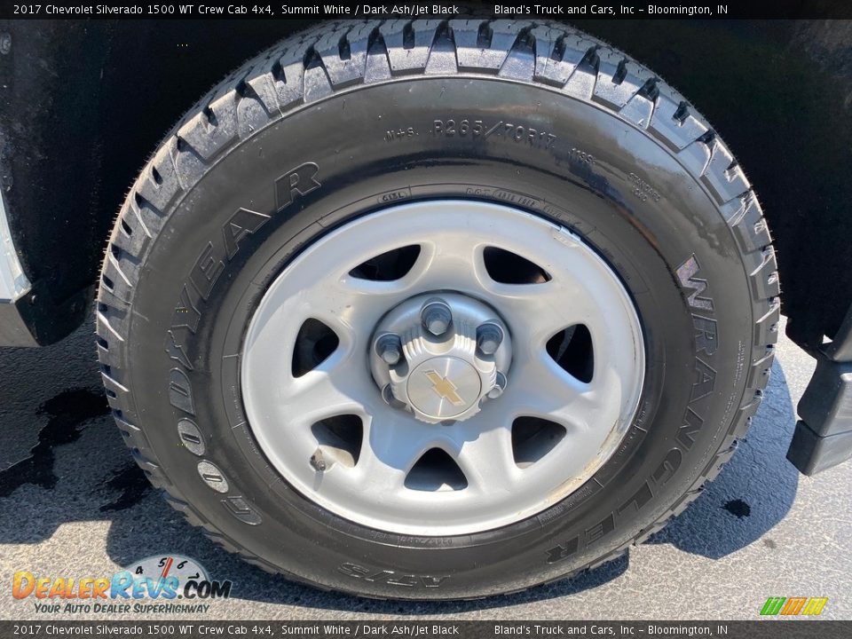 2017 Chevrolet Silverado 1500 WT Crew Cab 4x4 Summit White / Dark Ash/Jet Black Photo #28