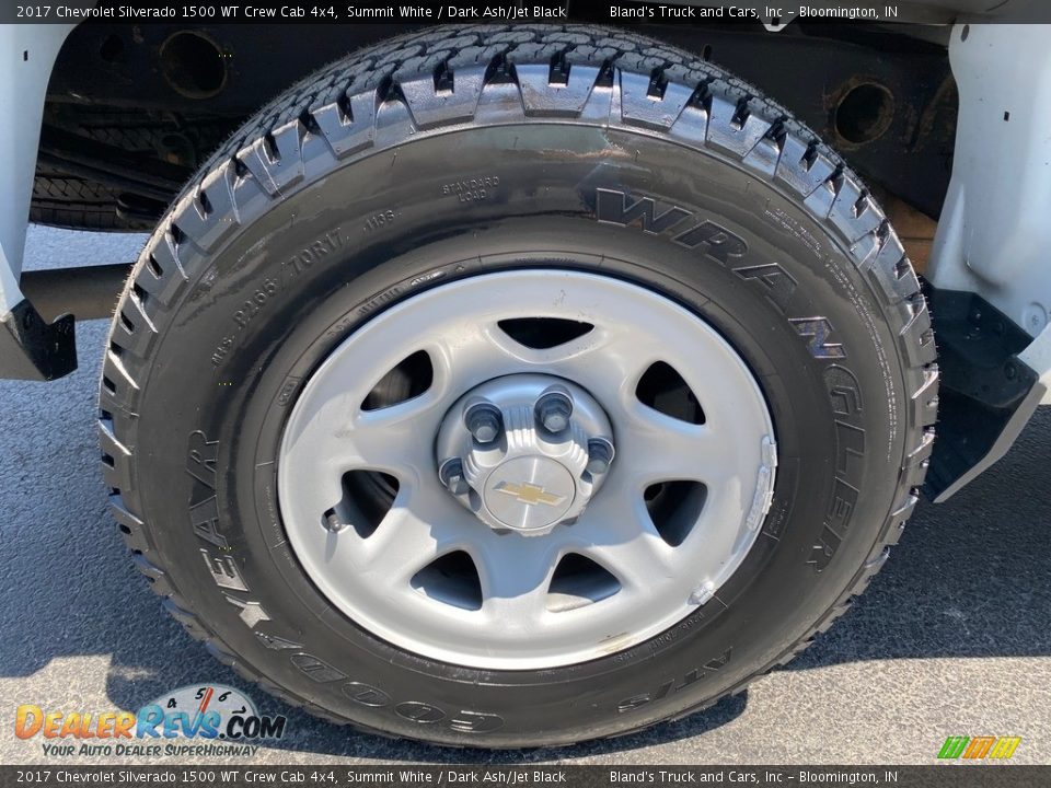 2017 Chevrolet Silverado 1500 WT Crew Cab 4x4 Summit White / Dark Ash/Jet Black Photo #29