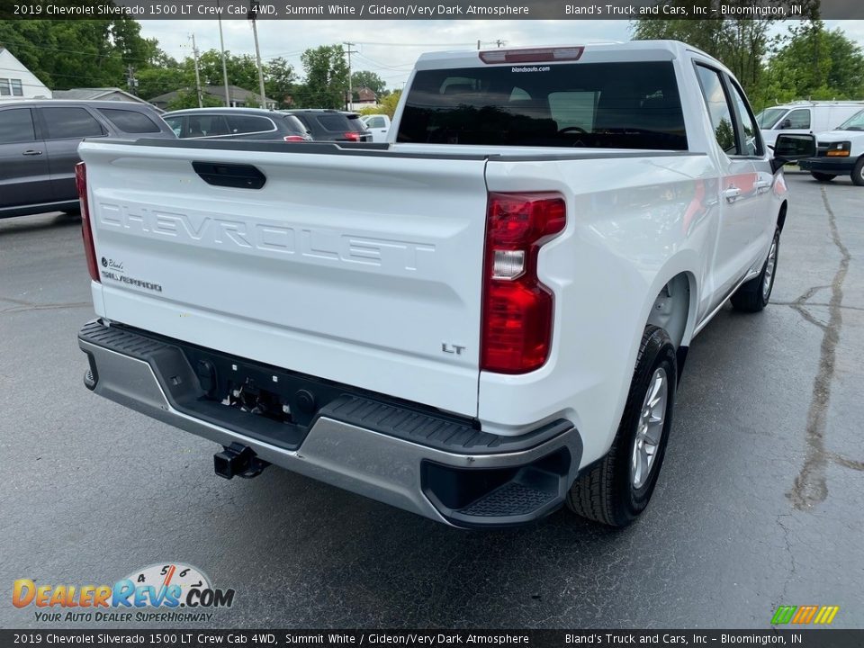 2019 Chevrolet Silverado 1500 LT Crew Cab 4WD Summit White / Gideon/Very Dark Atmosphere Photo #5