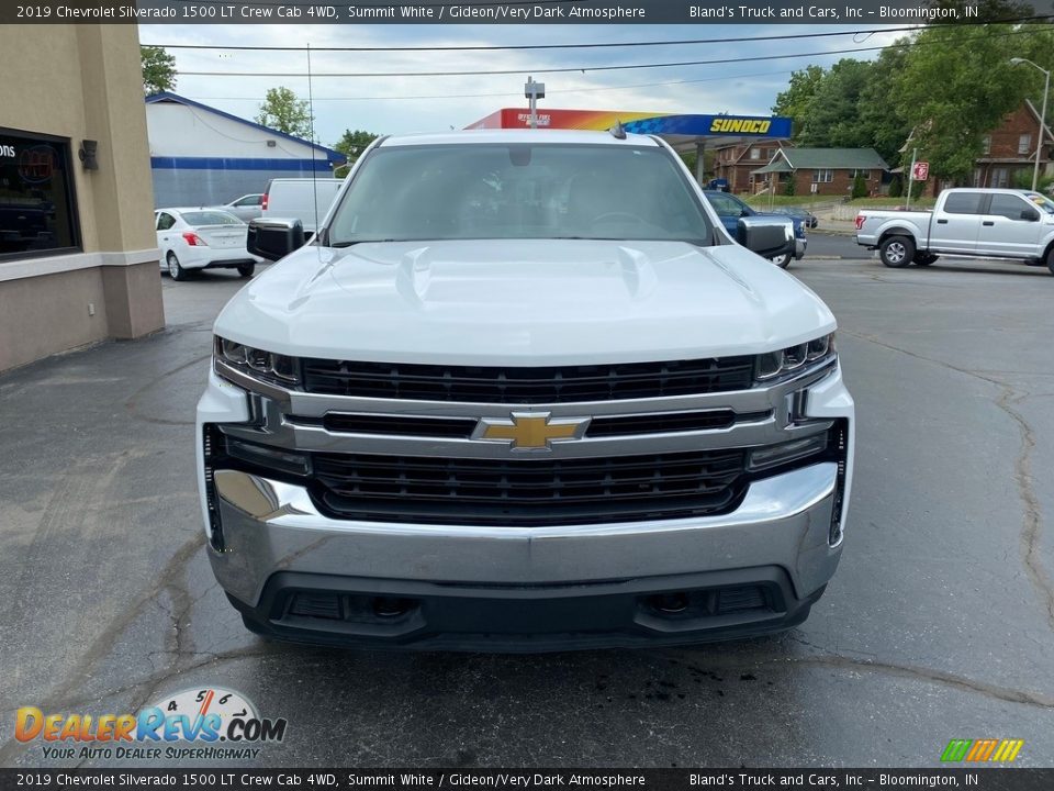 2019 Chevrolet Silverado 1500 LT Crew Cab 4WD Summit White / Gideon/Very Dark Atmosphere Photo #7