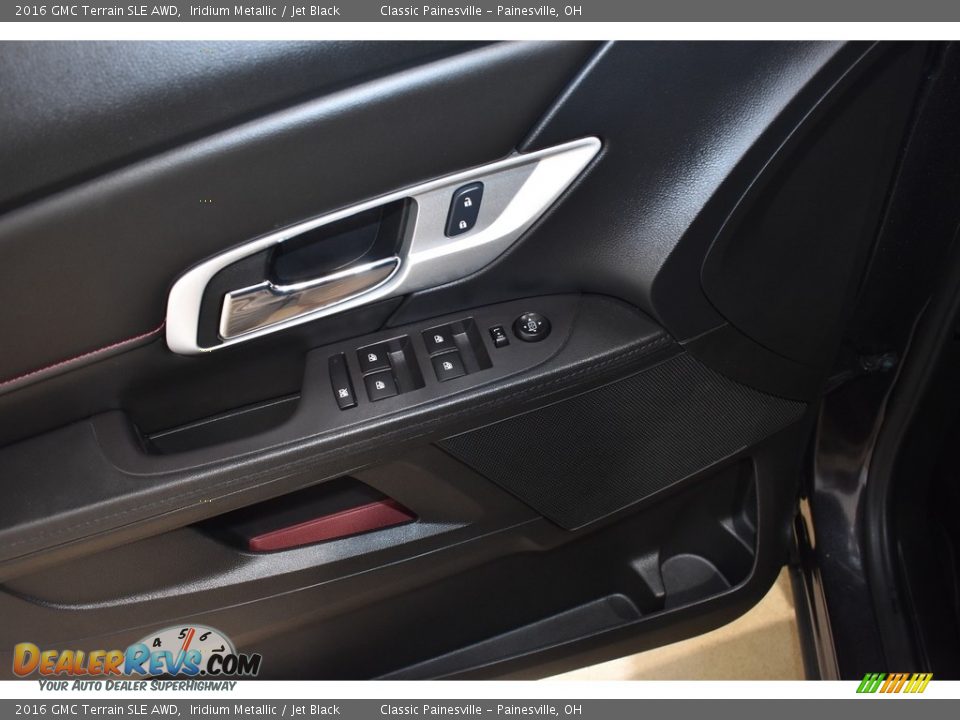 2016 GMC Terrain SLE AWD Iridium Metallic / Jet Black Photo #10