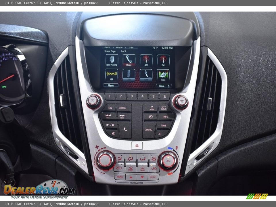 2016 GMC Terrain SLE AWD Iridium Metallic / Jet Black Photo #12