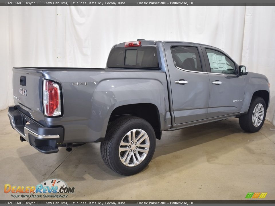 2020 GMC Canyon SLT Crew Cab 4x4 Satin Steel Metallic / Cocoa/Dune Photo #2